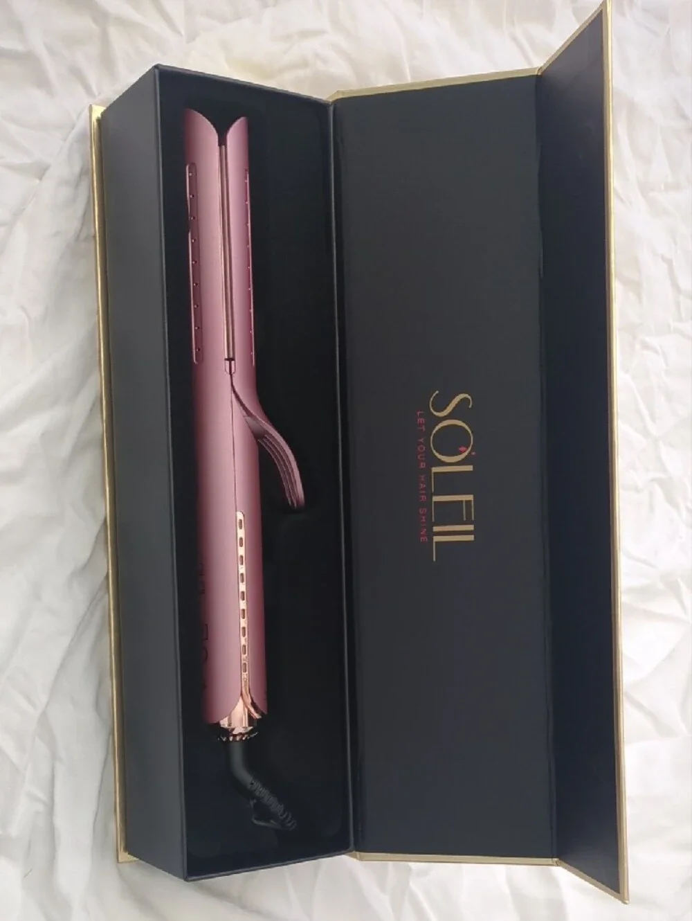 Soleil Pink Hair Straightener - Sleek Styling Iron